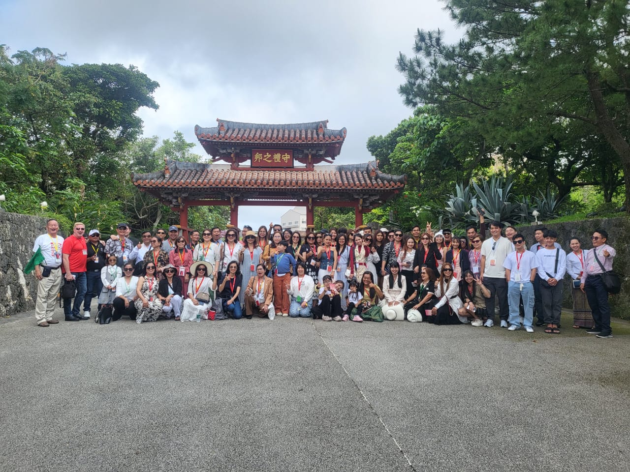 Students exploring Naha, Okinawa, Japan